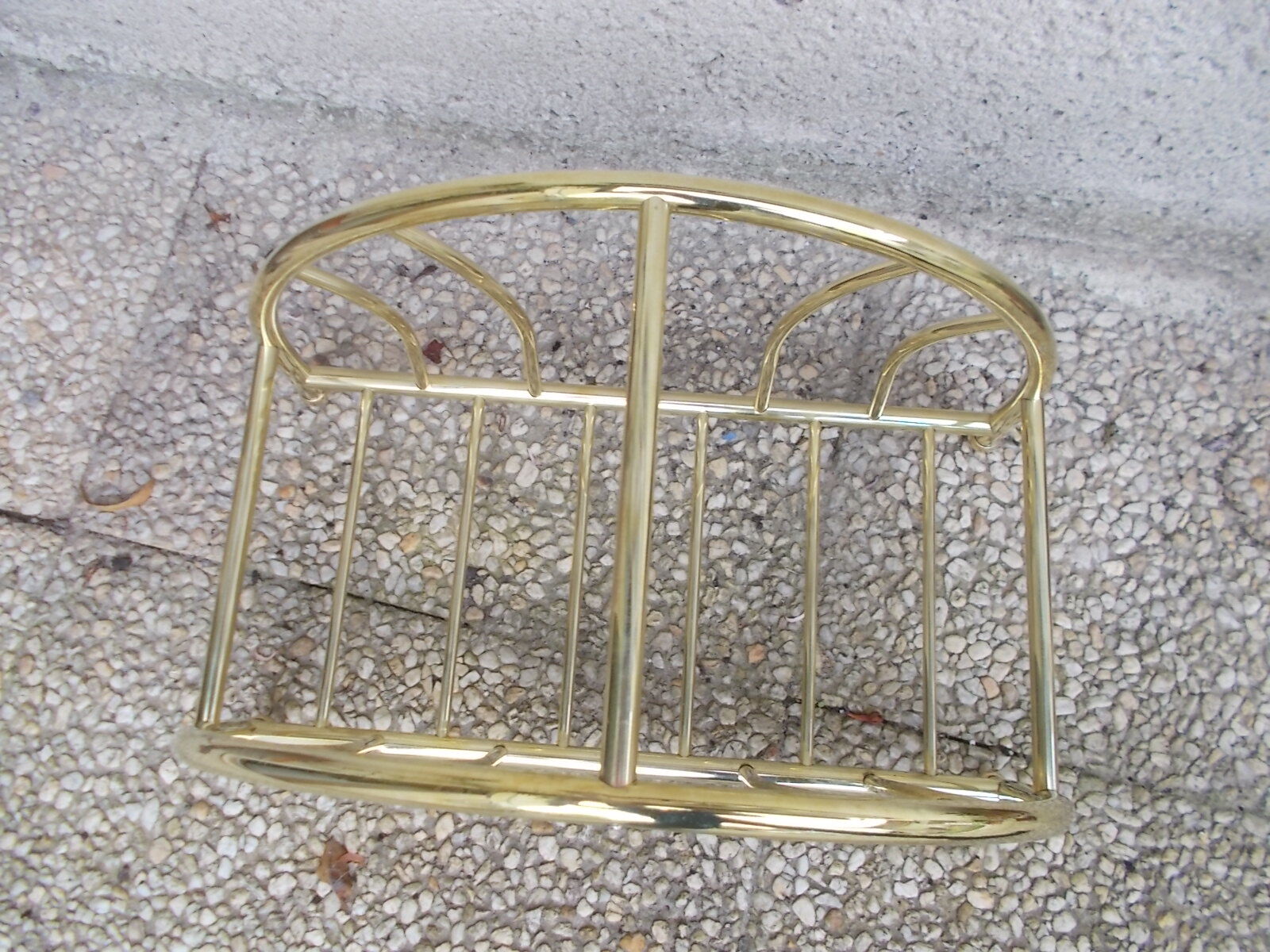 Brass magazine rack