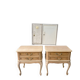 Table de chevet bois brut
