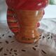 Set of 2 Sicilian vases ceramic heads of caltagirone