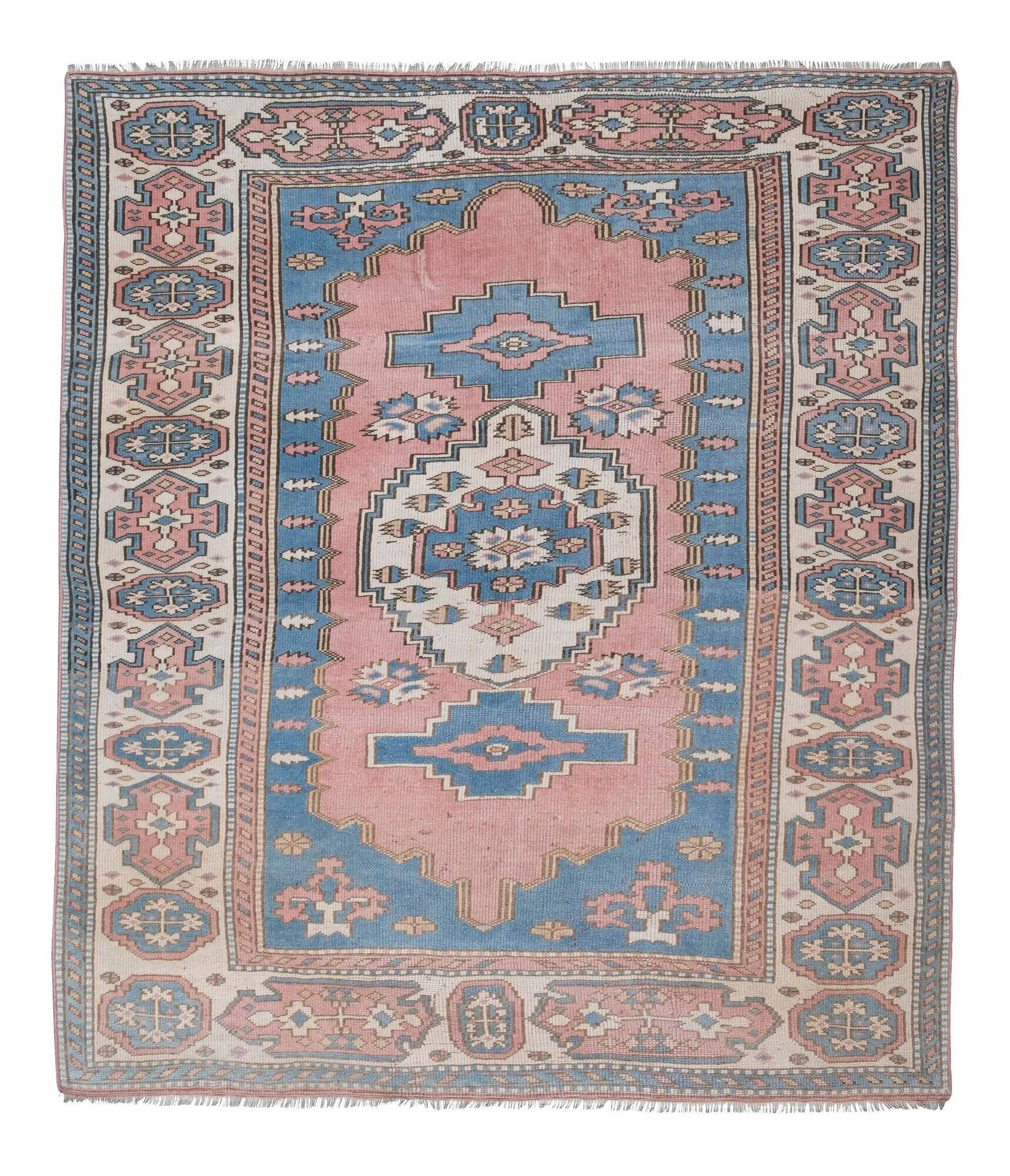 Tapis turc vintage fait main 180x200 cm