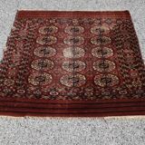 Tapis ancien Boukhara Turkmène : 0.95 x 1.10 Mètres