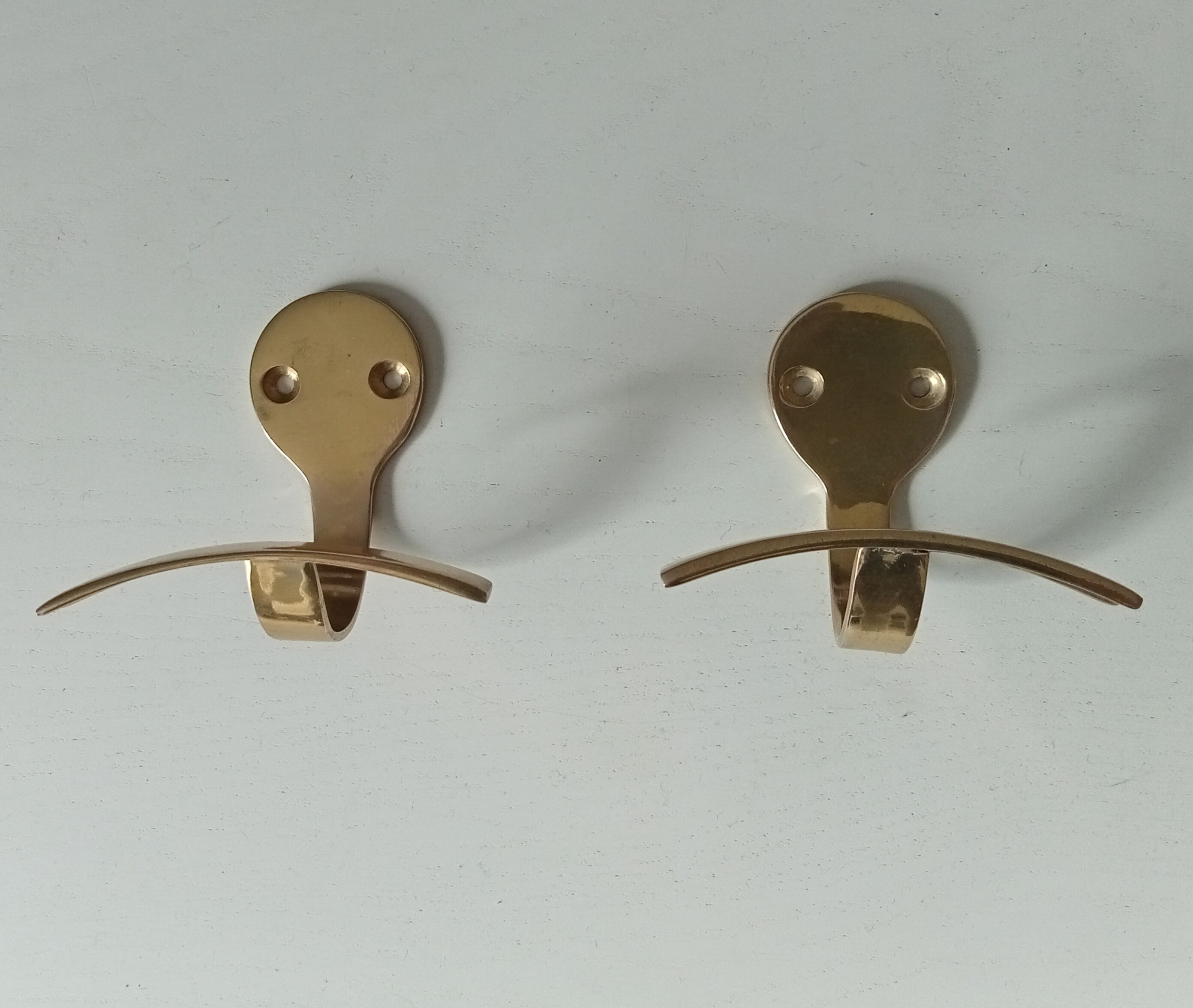 Pair of hooks vintage coat rack