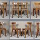 Pair of 40s/50s bistro chairs