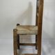 Chaise ancienne en bois et paille, Art Populaire - Espagne