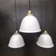 Opaline pendant lights