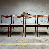 Set of 4 Vintage Dining Chairs by AWA – 1960s