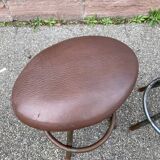 duo de tabourets industriel