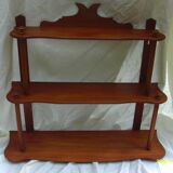 Shelf in blond mahogany around 1900