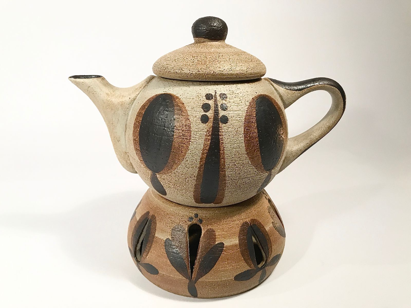 Vintage 24-piece ceramic coffee set from Sgrafo Modern, 1960s, Set of 24