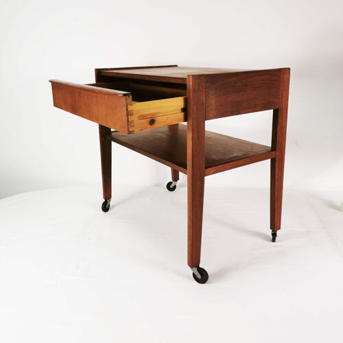 Teak side table with drawer, Denmark, 1960s