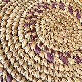 Woven rye trivet