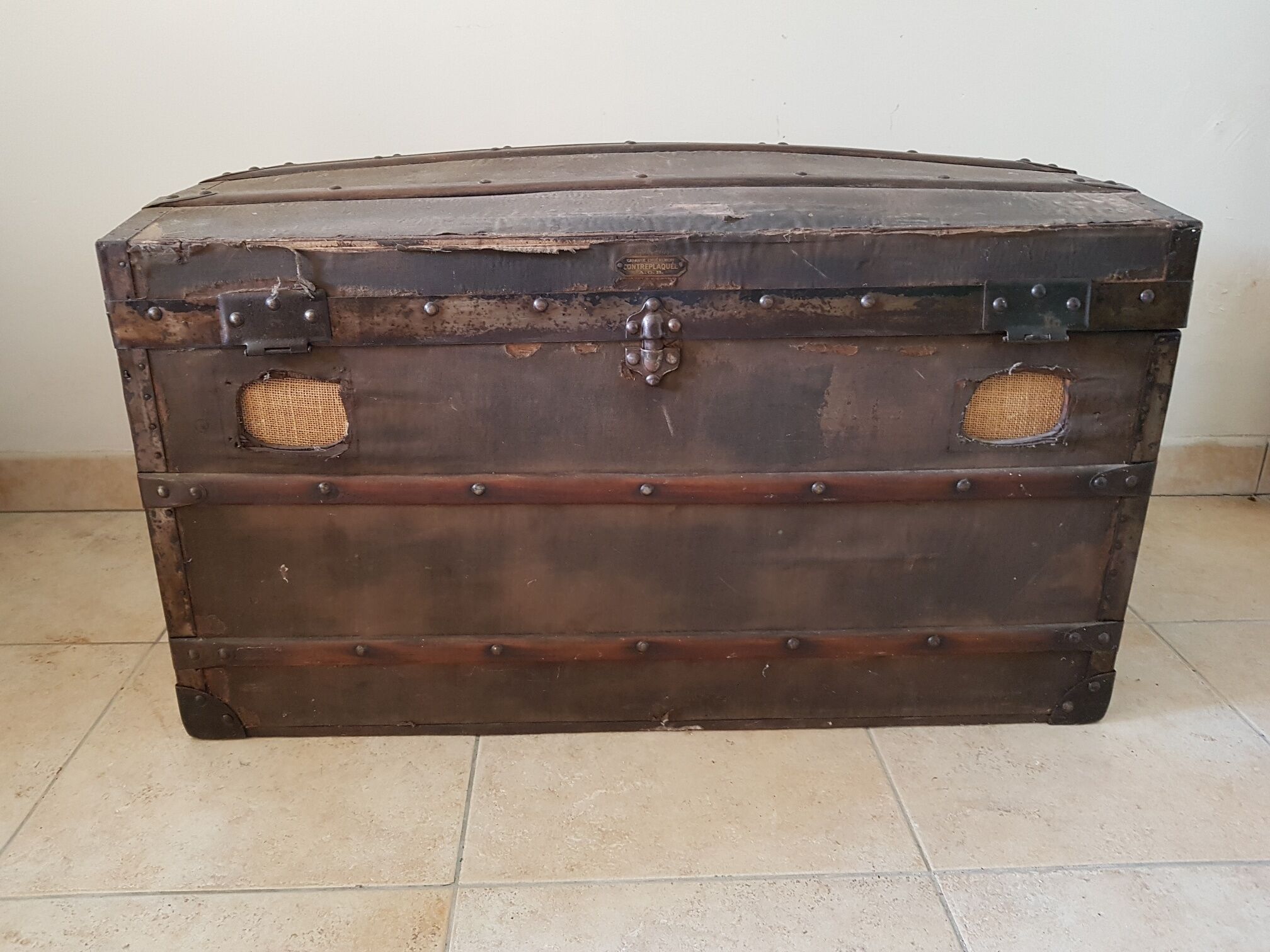 Malle bombée début XXe