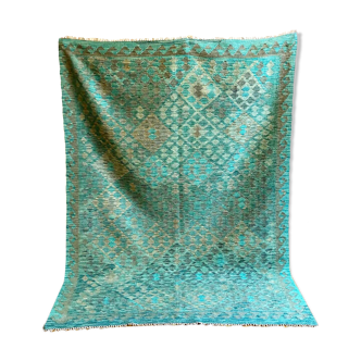 Blue kilim carpet