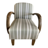 Renovated vintage armchair by a professional