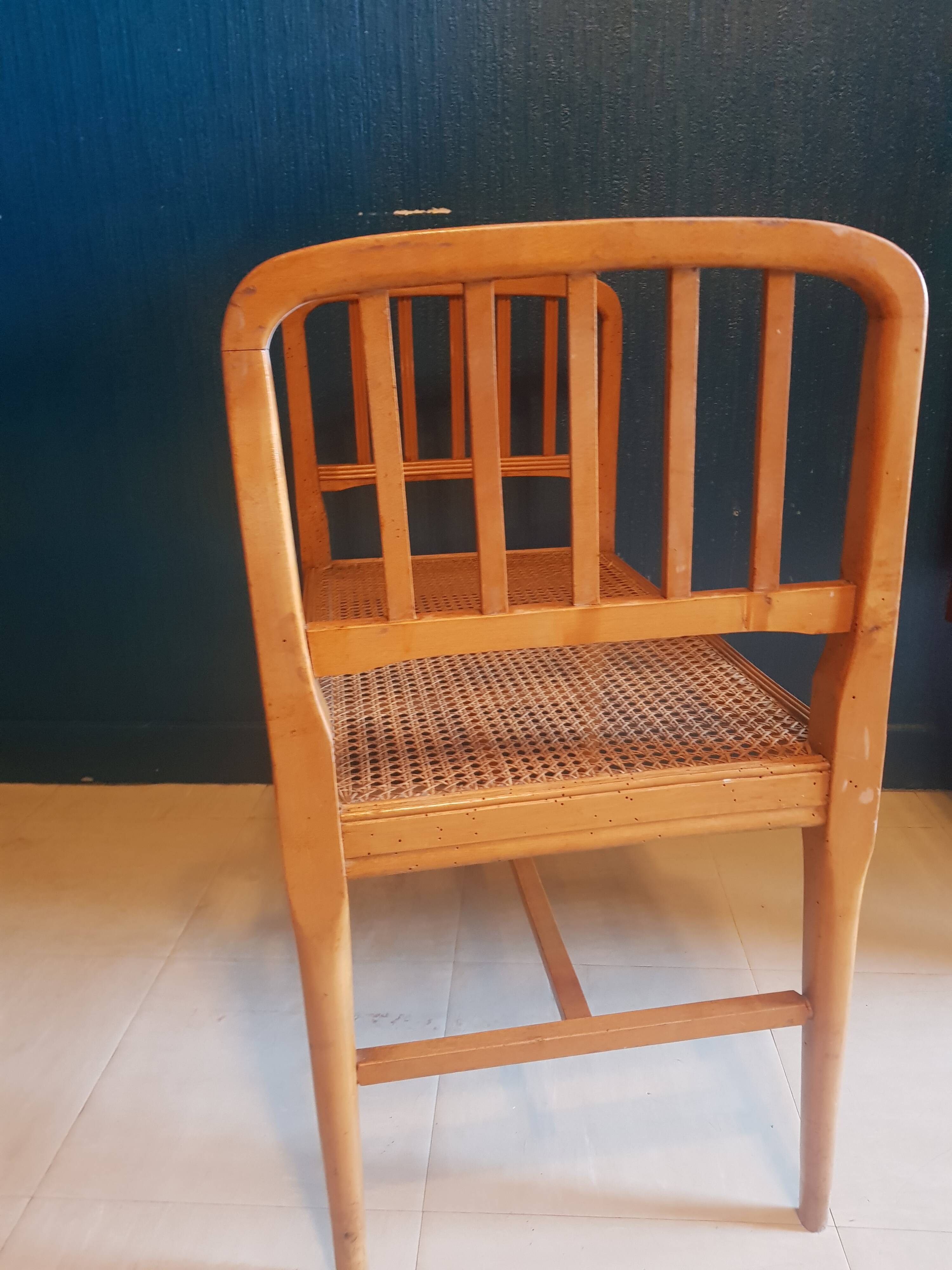 Bench end of bed cannage vintage style empire