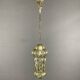 19th Century Murano Glass and Metal Lantern Pendant Light