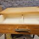 Pair of vintage 1970 blond wood bedside tables