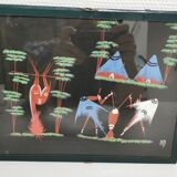 Lot of 2 paintings africa vagen, tribal ...