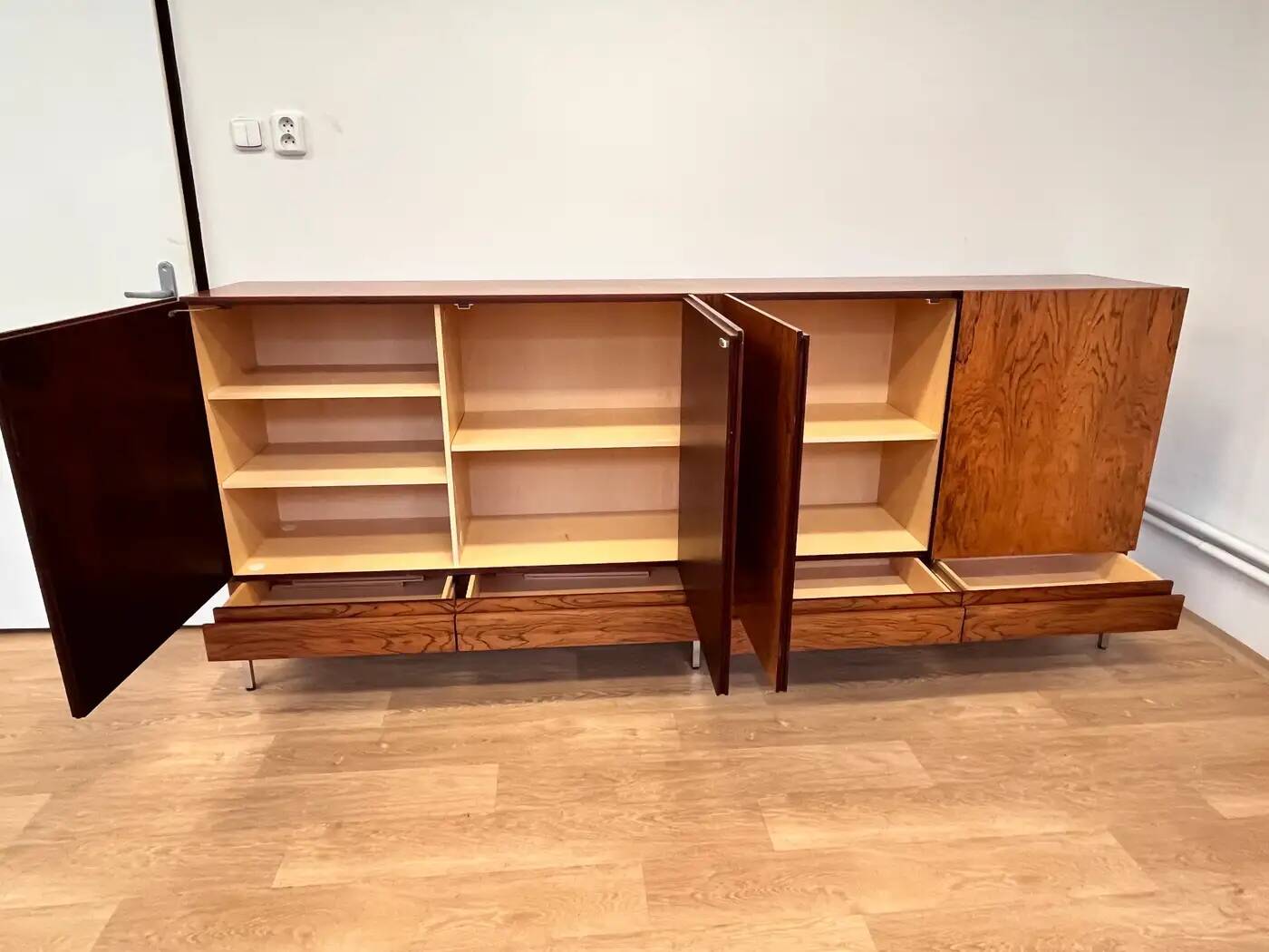 Buffet / Haut buffet Behr en palissandre B60 de Dieter Waeckerlin, 1959