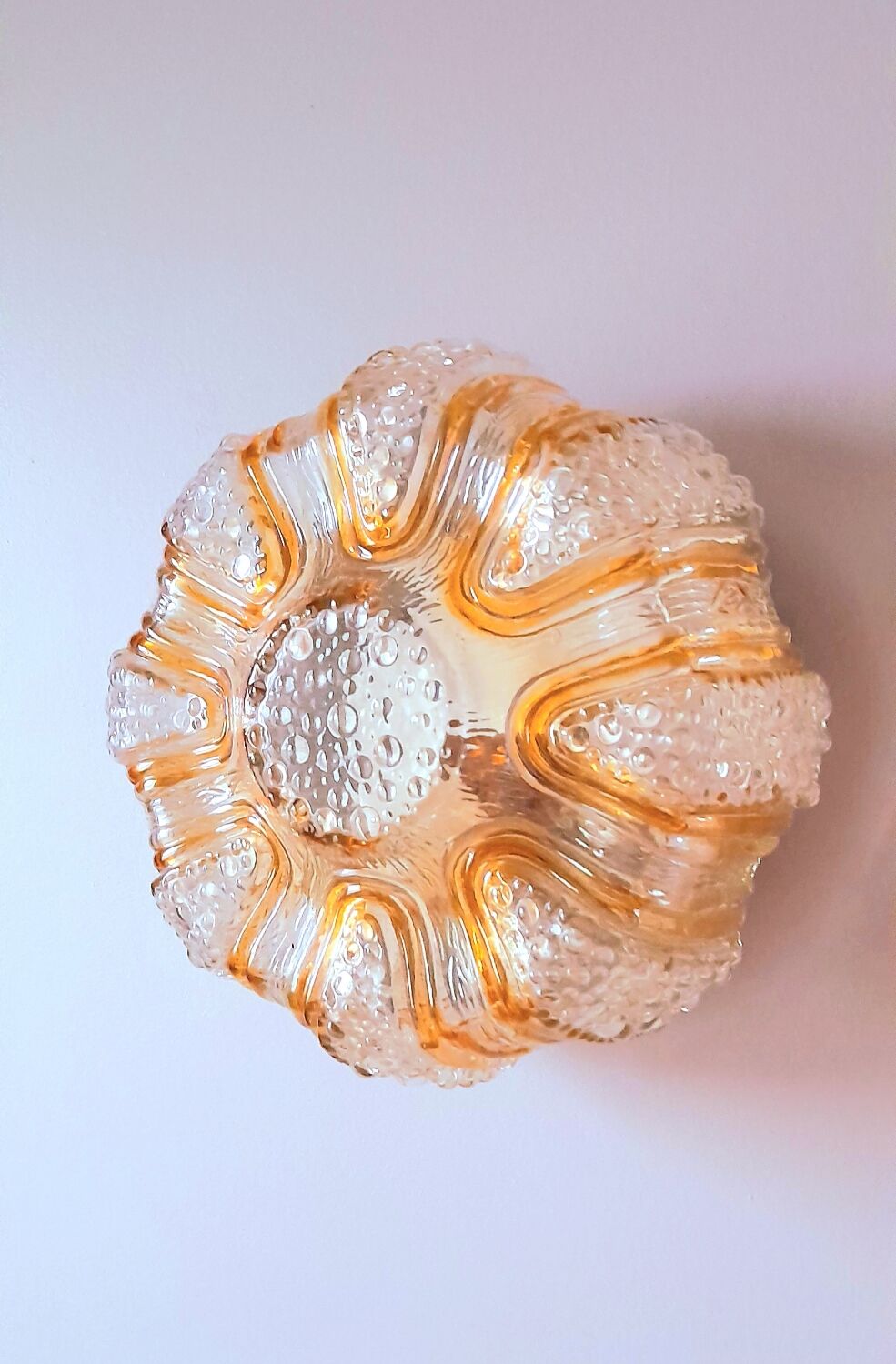 70s sunburst wall or ceiling light