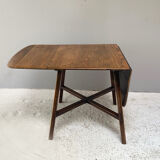 Ercol 1950’s ‘Old Colonial 377”  blue label drop leaf table