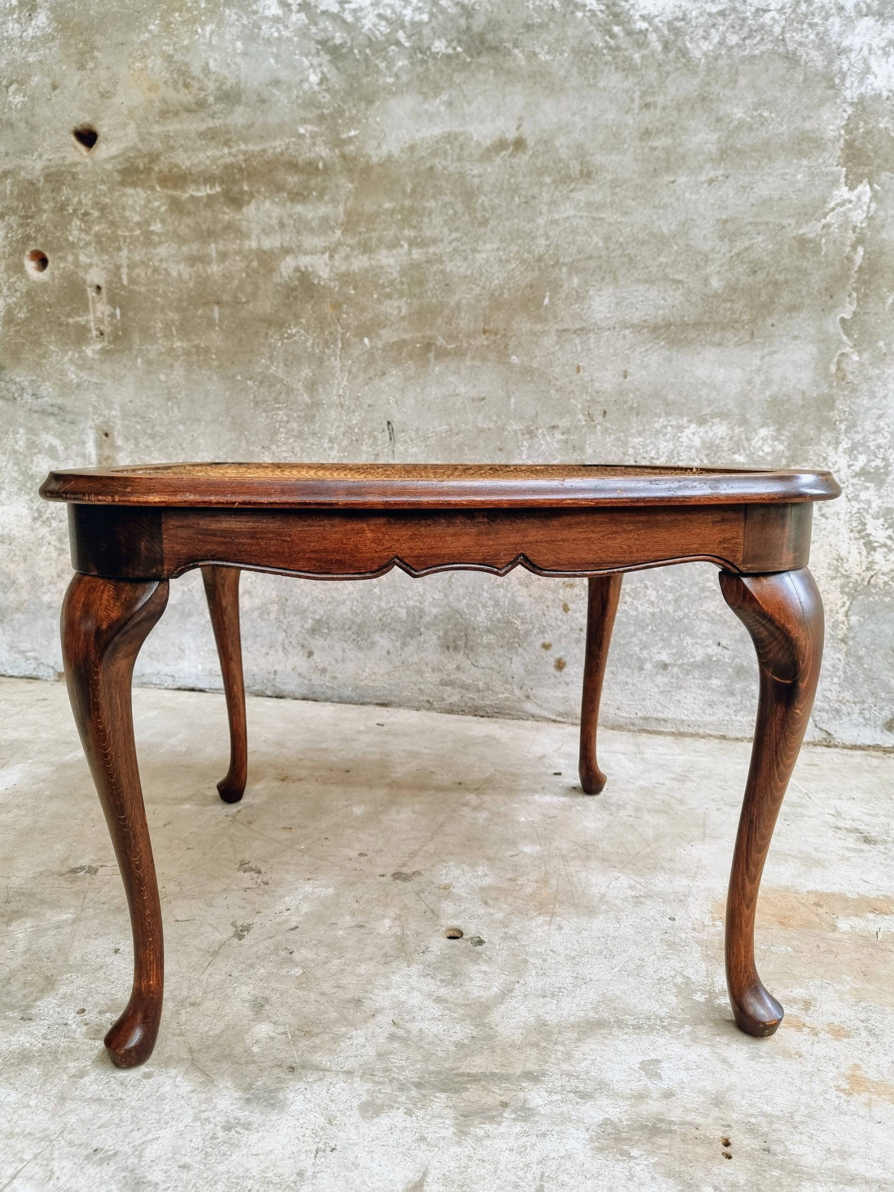 Antique coffee table 'Bergere coffee table' Louis XV