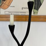 Cast iron "tree" candlestick from the 70s/80s