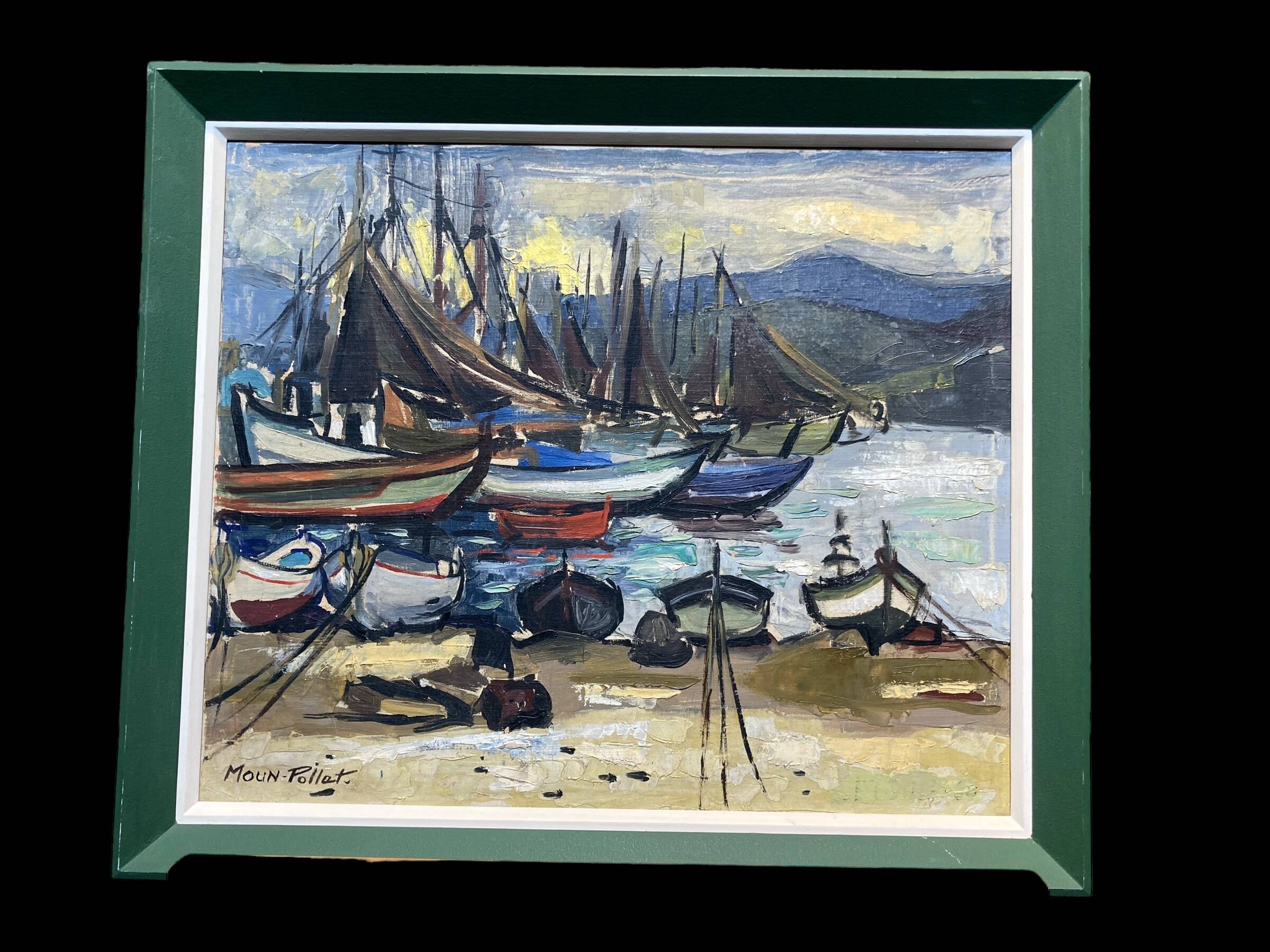 Knife painting signed Moun-Pollat