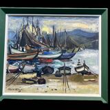 Knife painting signed Moun-Pollat