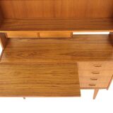 Secrétaire scandinave en teck, Suède, 1960