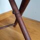Folding wooden stool