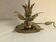 Vintage lamp bronze leaf decoration design