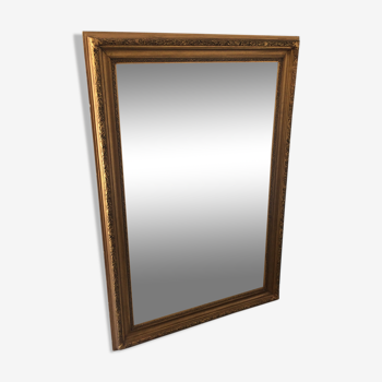 Miroir ancien doré 127x87cm