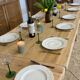 Farm table with extensions