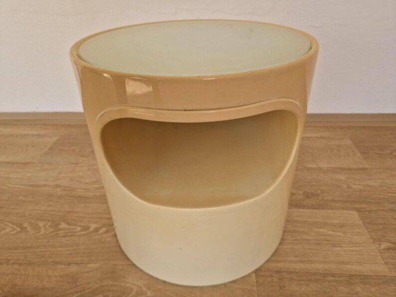 Midcentury Space Age Side Table Artemide, design Emma Gismondi, Italy, 1960s