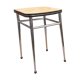 Tabouret vintage orange