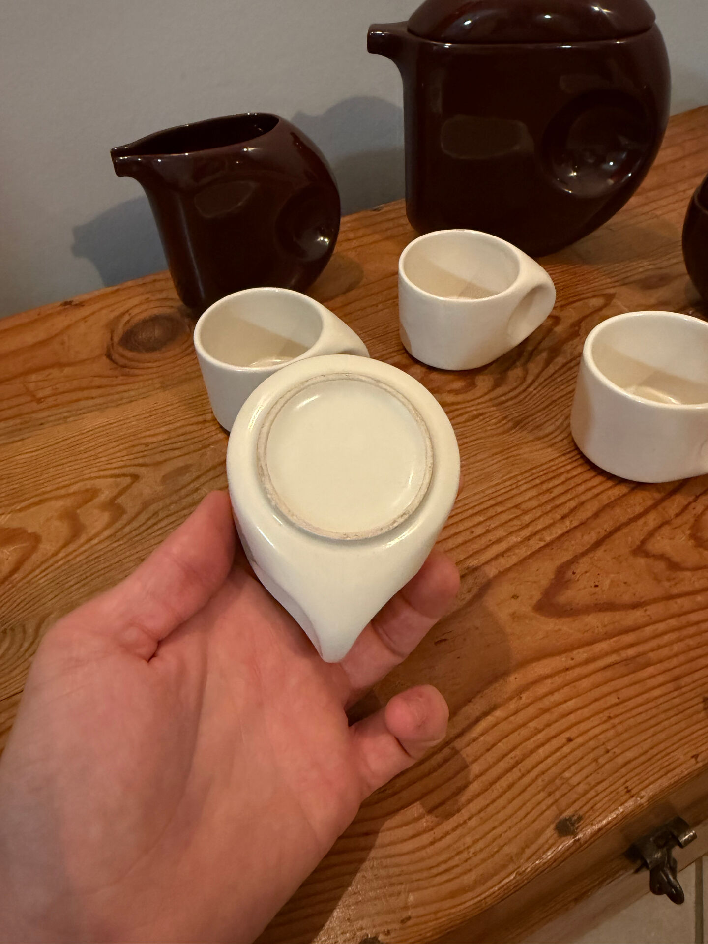Coffee or tea service design Space Age Sele Arte Nove