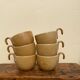 Lot de 6 tasses en grès
