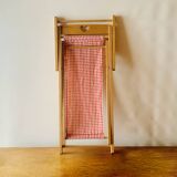 Chilienne en bois vintage pour poupée