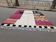 Handmade Moroccan rug - brown, black and pink - 3X2m