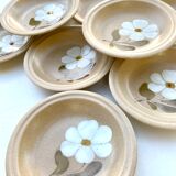 Saint Amand flowered soup plates
