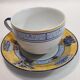 Cup saucer, breakfast Limoges porcelain of Sologne tea