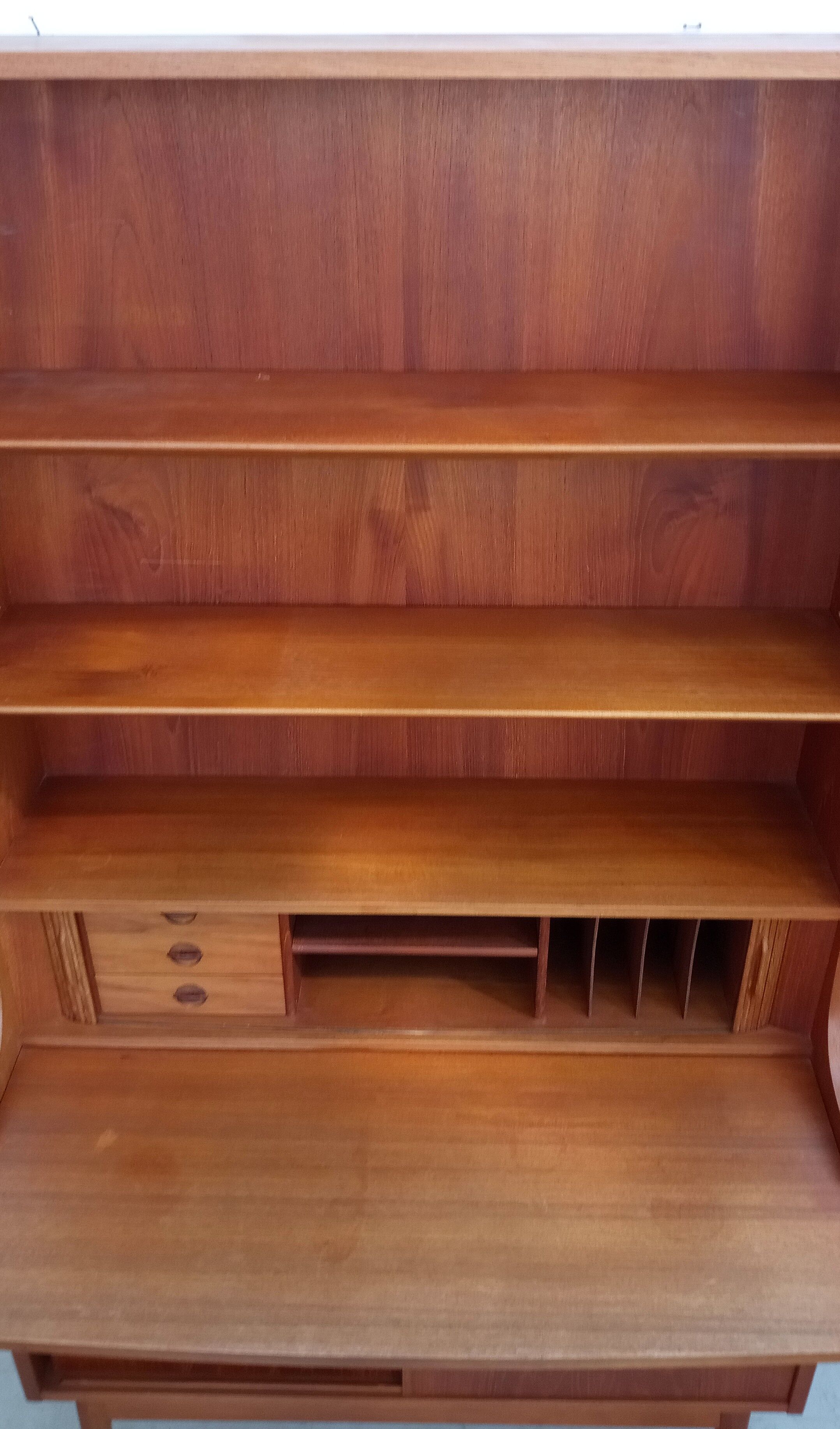 Secretary desk in teak by Johannes Sorth for BM mobler, denmark, 60s