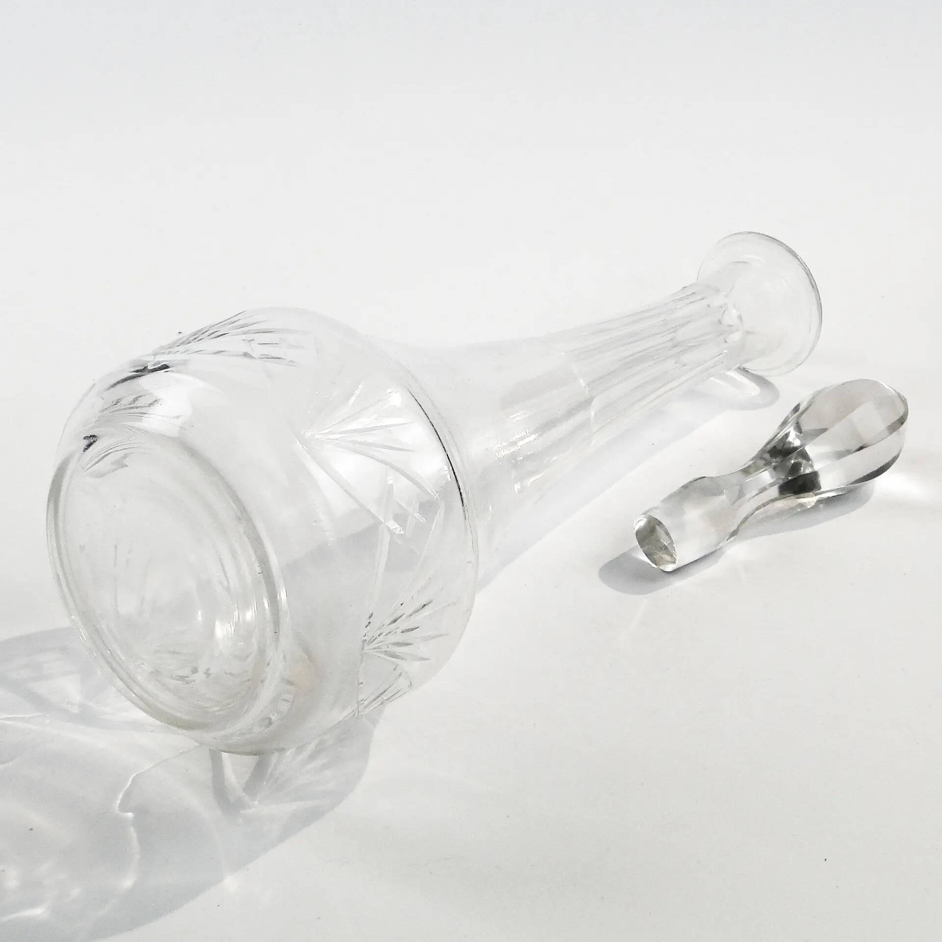 Carafe, Art Deco, crystal, Sweden, 1920s