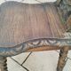 Pair of old Alsatian brutalist chairs
