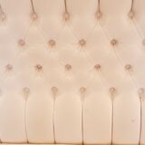 White upholstered sofa Napoleon III style