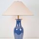 Vintage Jar Table Lamp in Ceramic and Brass, 1970