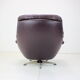 Large scandinavian adjustable leather armchair by peem, 1970s, finland