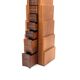 Wooden drawers jewelry box, Italy 1970s