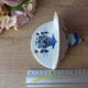 Old earthenware soap holder old Rouen hand-painted décor